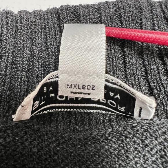 St John Sport Marie Gray Wool Jacket SIZE S Full Zip Studded Metallize Cardigan - Picture 4 of 12